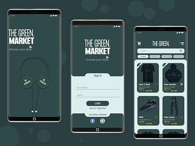 The Green Market - UI Concept