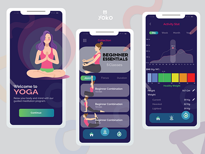 User Interface (UI) Yoga Apps