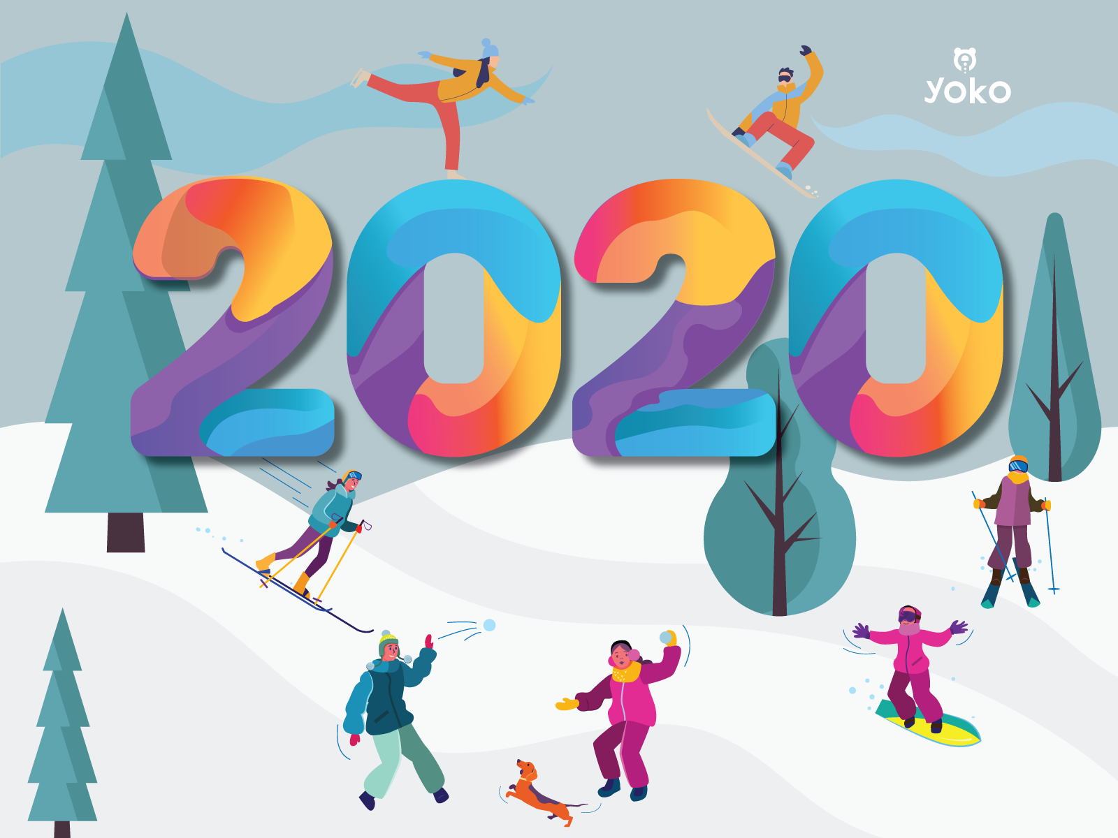 Happy New Year 2020 By Yoko Arpuro On Dribbble