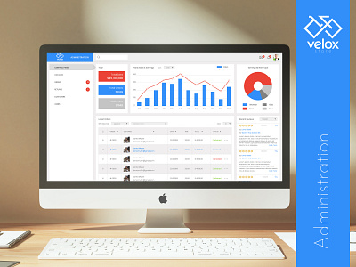 admin panel - online store Velox admin admin design admin panel design store ux web