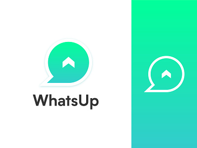 WhatsUp chat communication logo logoconcept logodesign messenger whatsapp