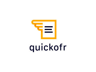 Quickofr design illustration logo logodesign logodesigner startup startup logo