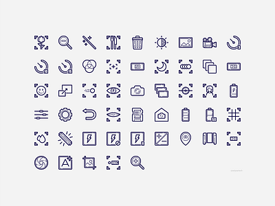 Camera Interface Icons