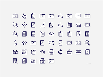 Job Icons design icon icon design icon pack icons iconset job job icon job icons ui