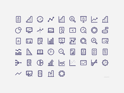 Analytics Icons analysis analytic analytics bar chart design graph icon icon design icon pack icons iconset pie presentation ui