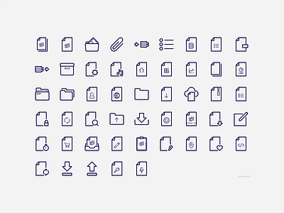 File Icons design file folder format icon icon design icon pack icons iconset tab ui