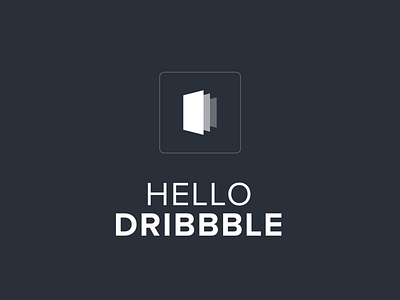 Hello Dribbble! branding design designer icon illustration keynote keynote animation keynote presentation designer logo minimal presentation typography ui ux vector web