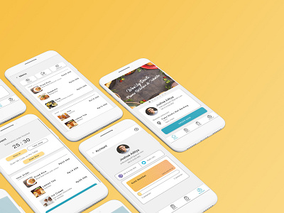 Self Service Restaurant App app branding design mobile restaurant self service ui ux