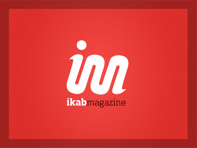 ikabmagazine Logo brand logo simple typography