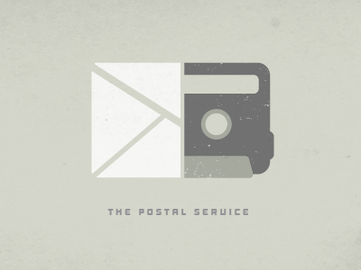 The Postal Service band cassette envelope minimal music split texture the postal service