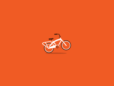 Wheelie bicycle bike flat icon illustration shadow vector wheelie