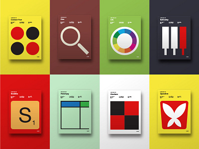 Minimal Board Game Posters