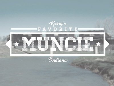 Muncie, IN gergich gerry location muncie parks and rec parks and recreation typography