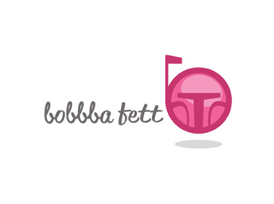 bobbba fett boba fett dribbble funny illustration joke logo star wars