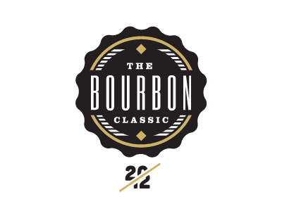 The Bourbon Classic 2012 badge bourbon classy logo retro
