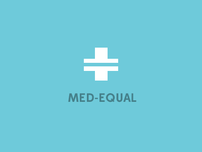 Med-Equal cross equal equality hospital logo medical medicine plus