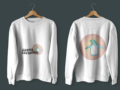 Sweater Mockup Front and Back Animalistic