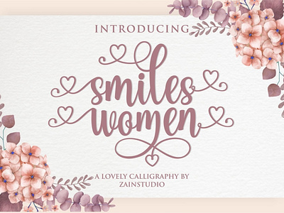 Smiles Women Script Font