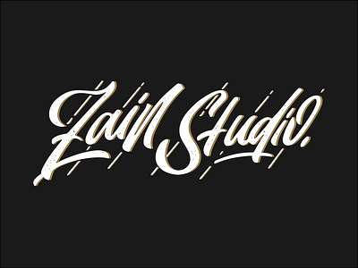 Zain Studio Logo alphabet design font graphic letter logo modern script typeface typography