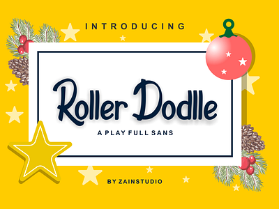 Roller Dodlle Display Font