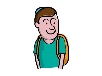 A boy boy illustration vector