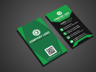 Vertical Business Cards