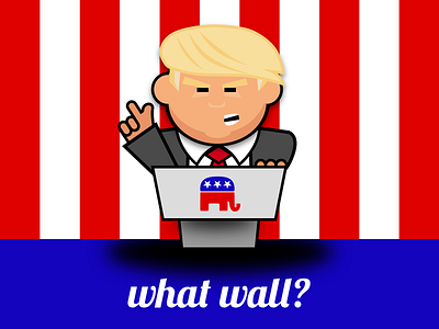 What wall? illustration sketch