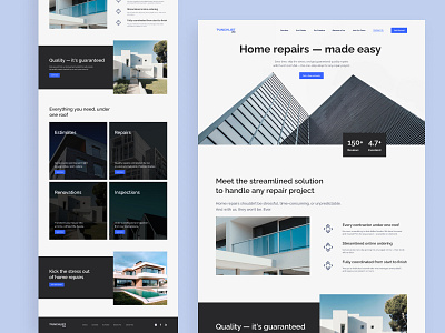 Landing Page branding design landing typography ui ux