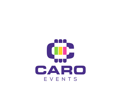 Caro Events Logo i adobe illustrator corporate identity design graphic design illustrator logo