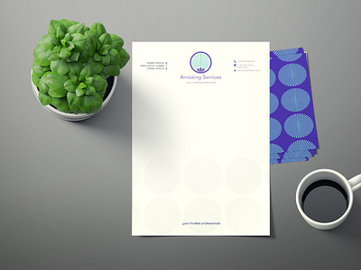 Amazing Services Letterhead Design