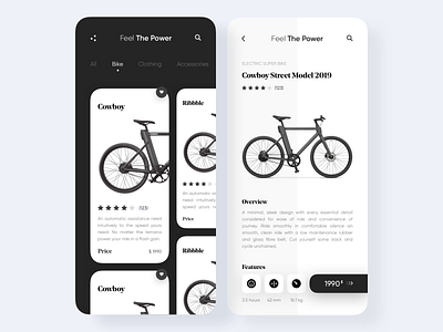 Bike Store Home Page & Single Product Page