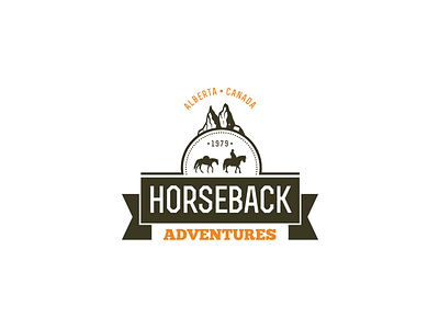 Logo Horseback Adventures by Adi Dabu on Dribbble