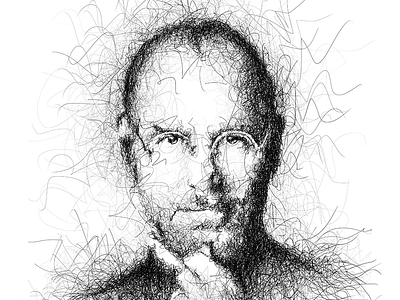 Steve Jobs Portrait (zoom in!)