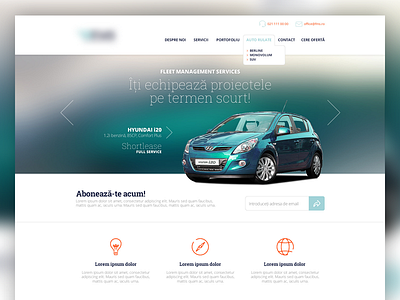 Car Dealer Website graphic design homepage interface design photoshop ui design ux web design