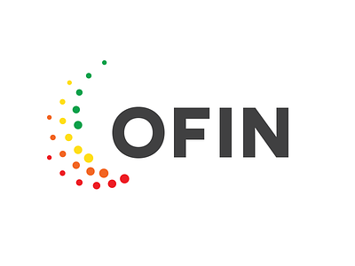 OFIN - Full-Spectrum Financial Services branding circle colors dots financial logo rainbow spectrum swoosh