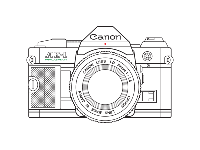 Canon Ae 1 By Adi Dabu On Dribbble