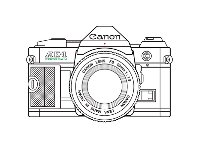 Canon AE-1 35mm 50mm ae 1 analog camera canon film lens retro vintage