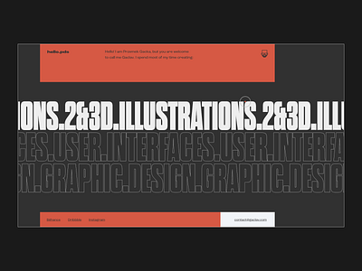 🛠 Portfolio sketch #07 80s 90s analog brutalism homepage interaction layout minimal oldschool portfolio retro retrowave typography ui user experience user interface ux vhs web whitespace