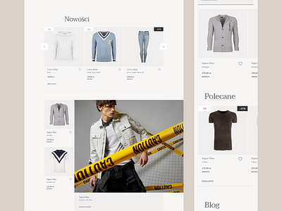 Clothing boutique eCommerce UX/UI design boutique branding clean clothes ecommerce fashion graphic design interface layout logo minimal modern service template ui ux web webshop website wireframe