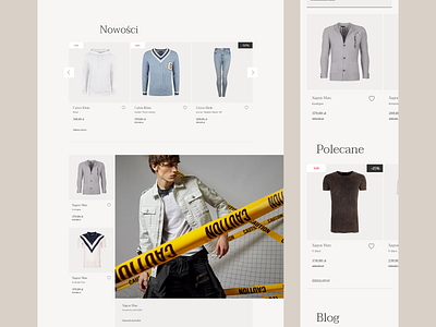 Clothing boutique eCommerce UX/UI design