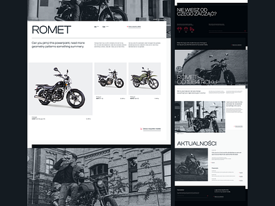 Motorcycle Manufacturer eCommerce Design