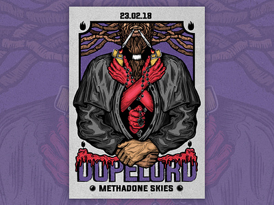 The Lord of Dope character concert poster coverart design digitalillustration doom metal dopelord drawing gig poster graphicdesign illustration illustration art illustration design illustrator portrait poster poster design psychedelic stickerdesign stoner