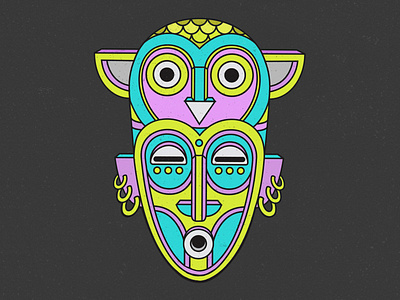 Bird Brain adobeaftereffects animation artwork coverart design digitalillustration drawing graphicdesign illustration illustration art illustration design illustrator mask motiongraphics owl portrait tribal vector art vector illustration voodoo