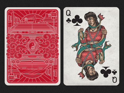 Q of Clubs 90s chain design digitalillustration drawing fanart graphic design graphicdesign illustration illustration art illustrator movie oldschool outlaw playingcards poison pokercards pokerdeck queen snake