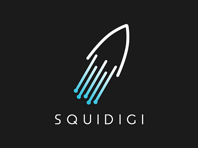 Squidigi Logo animal digital logo squid