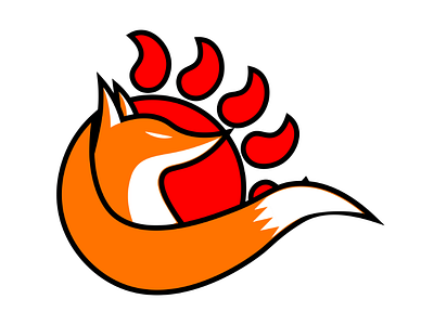 Sun Fox fox logo sun