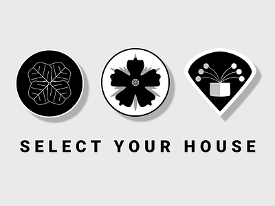 Select Your (Plant) House adobe illustrator badge badgedesign composition design layout plant plant design
