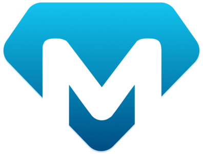 Mystery District Logo 2.0 blue business dc design gradient logo mystery mystery dates washington