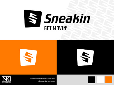 Sneakin' - Logo Redesign adobe illustrator branding design illustration illustrator logo logo design logodesign logos logotype pattern patterns style guide
