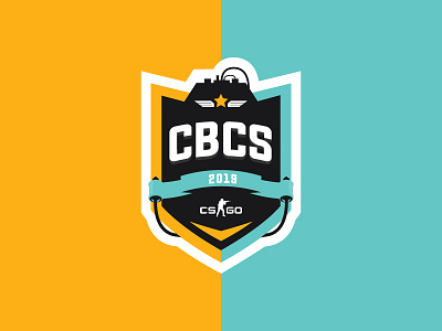 CBCS - CS:GO Championship branding counter counter strike csgo design esports first person shooter flat fps gaming identity logo shooter streamer strike twitch valve